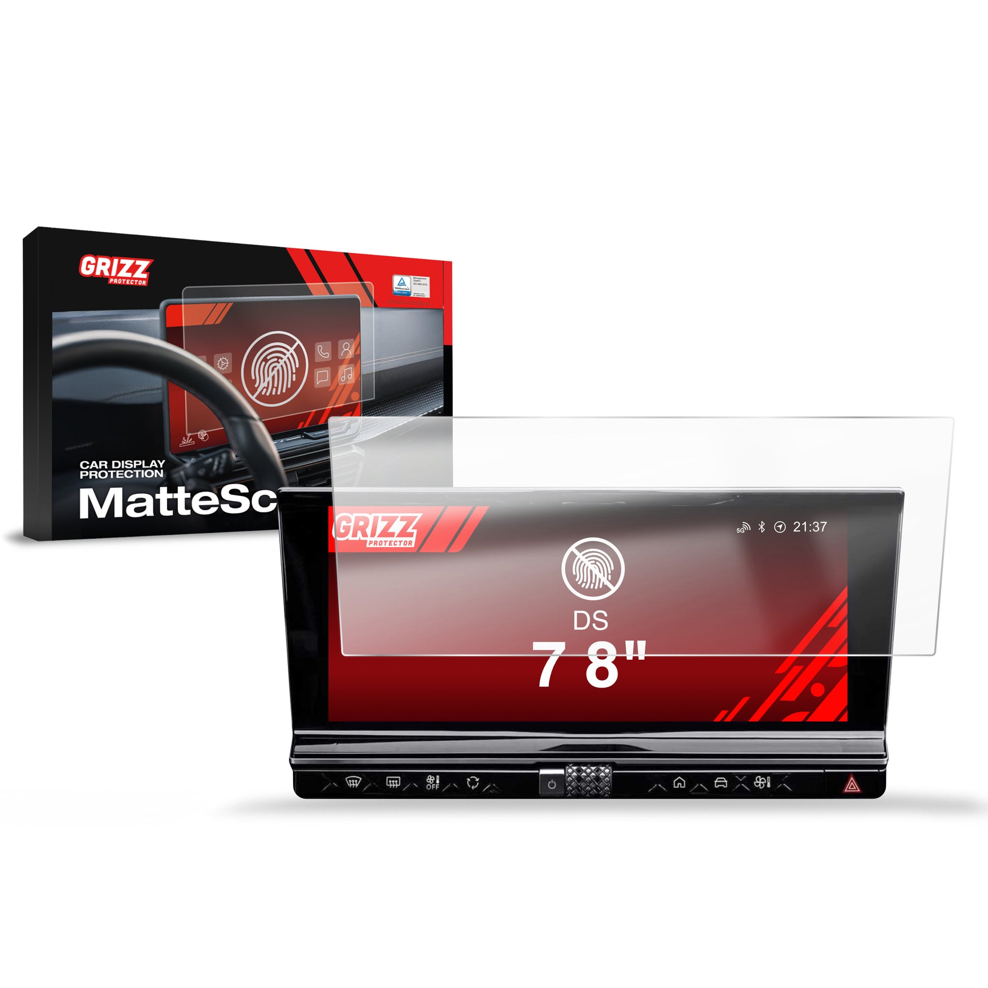 Scratch-resistant film for automotive interior elements