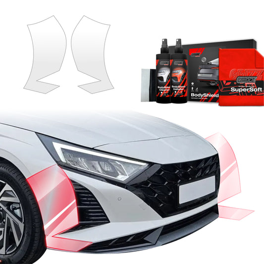 Protective film for exterior car parts – shields against scratches, chips, and scuffs