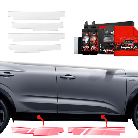 Protective film for exterior car parts – shields against scratches, chips, and scuffs