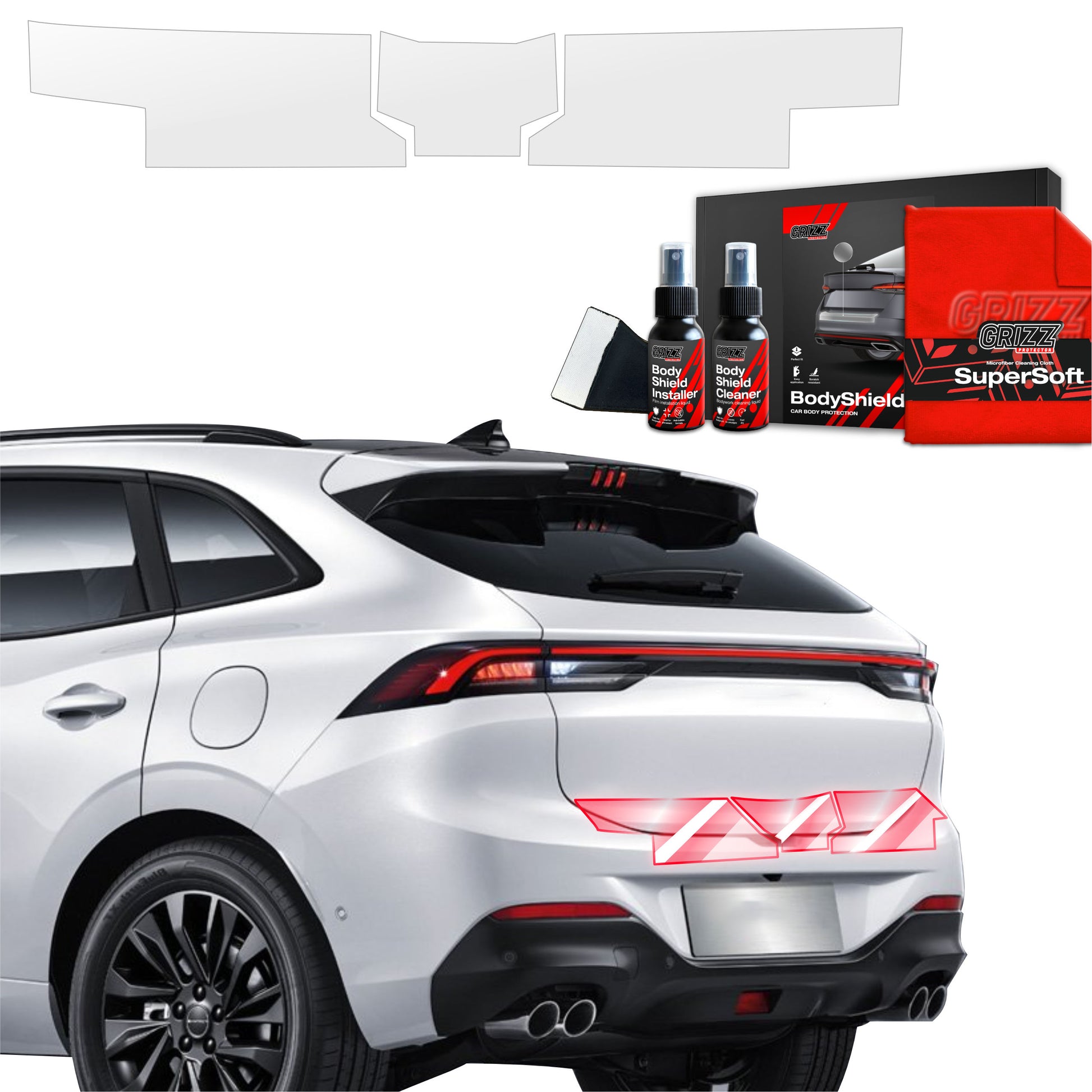 Protective film for exterior car parts – shields against scratches, chips, and scuffs