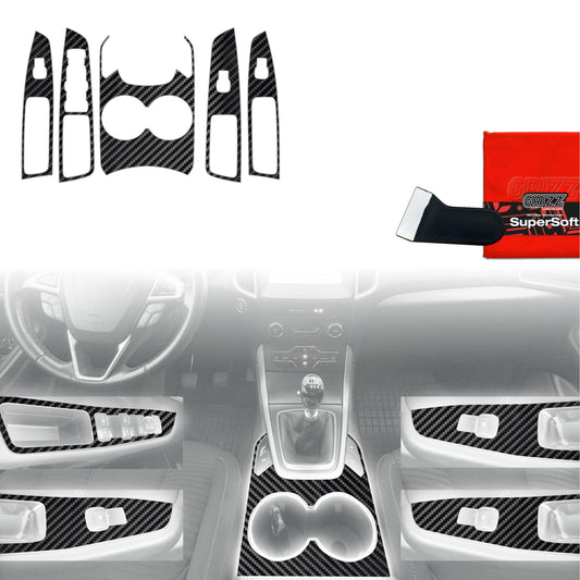 Scratch-resistant film for automotive interior elements