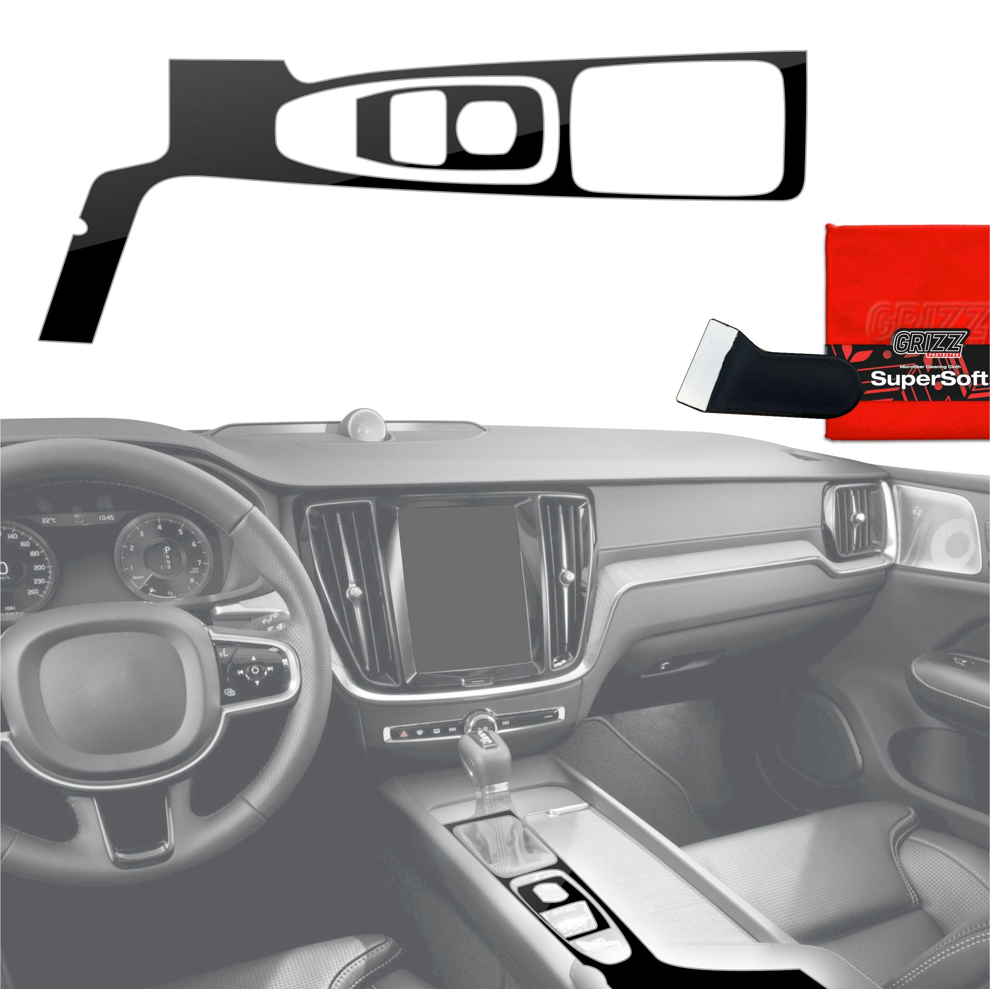 Scratch-resistant film for automotive interior elements