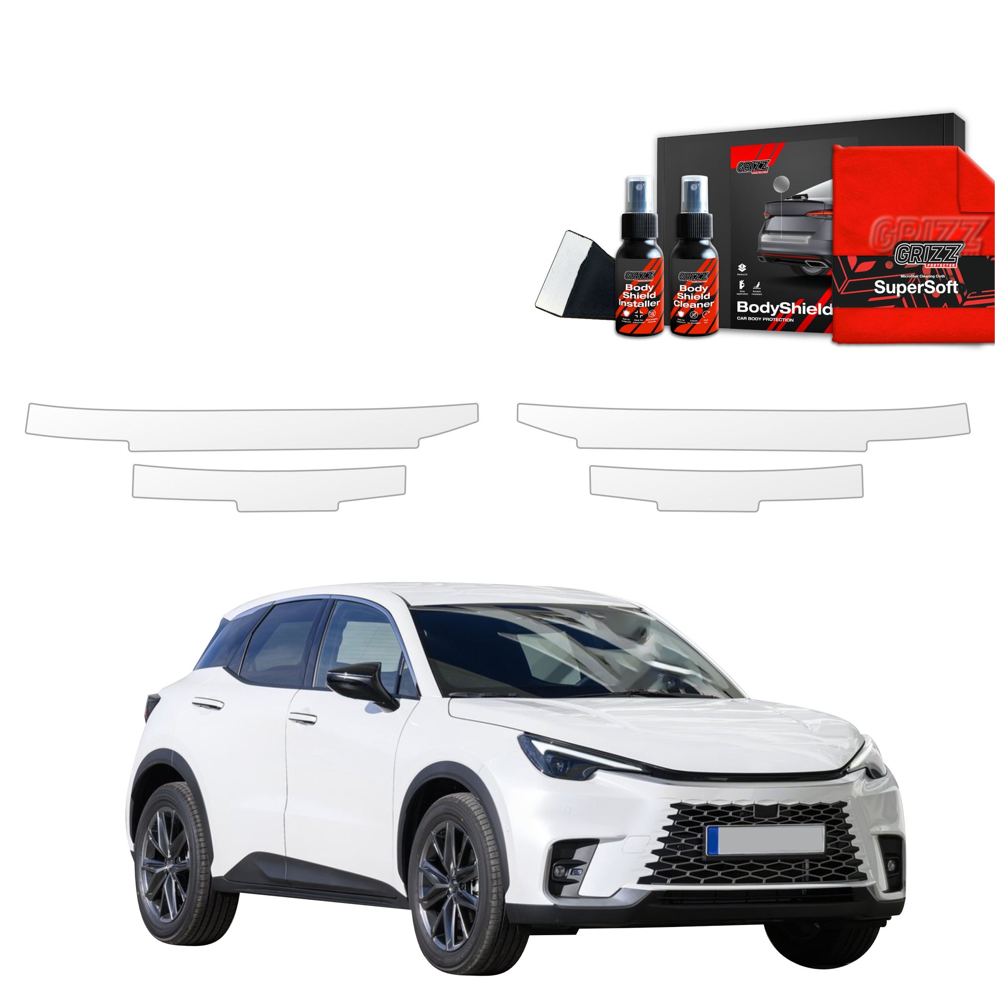 Protective film for exterior car parts – shields against scratches, chips, and scuffs