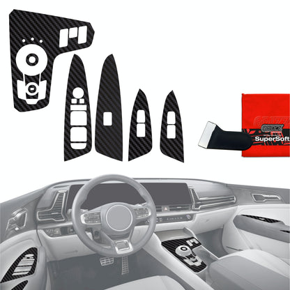 Scratch-resistant film for automotive interior elements