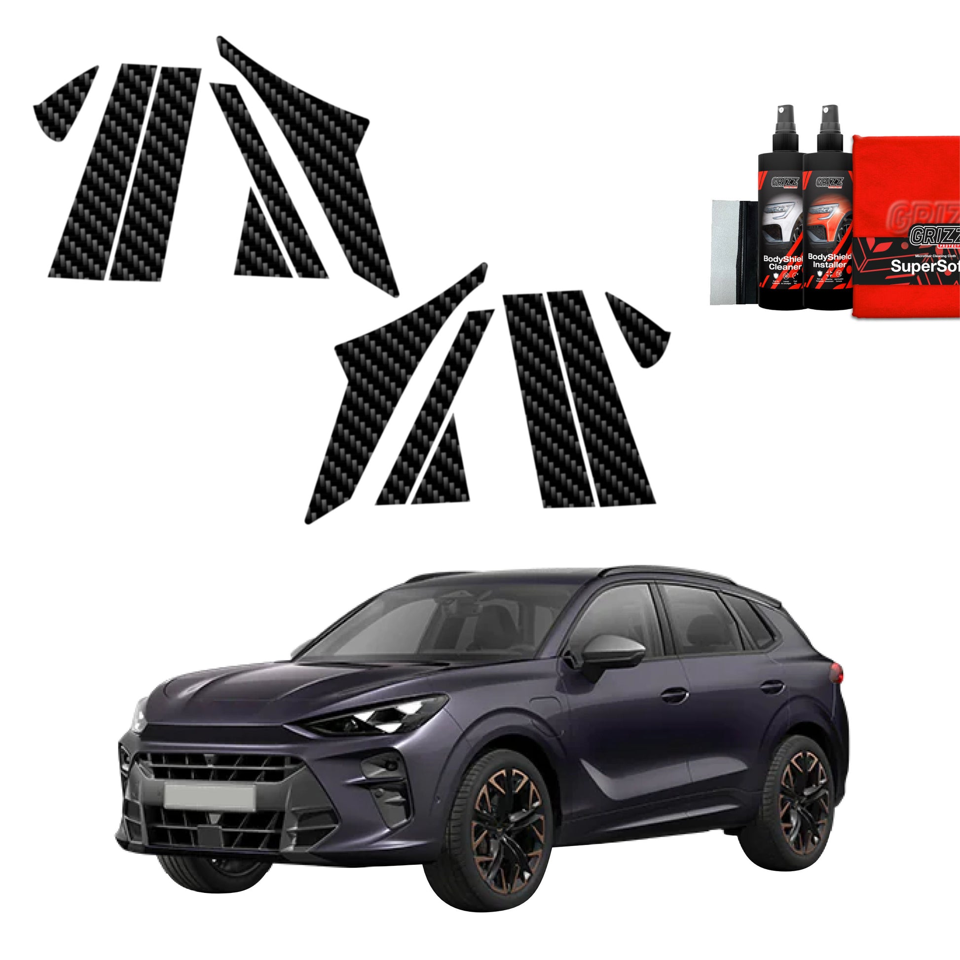 Protective film for exterior car parts – shields against scratches, chips, and scuffs