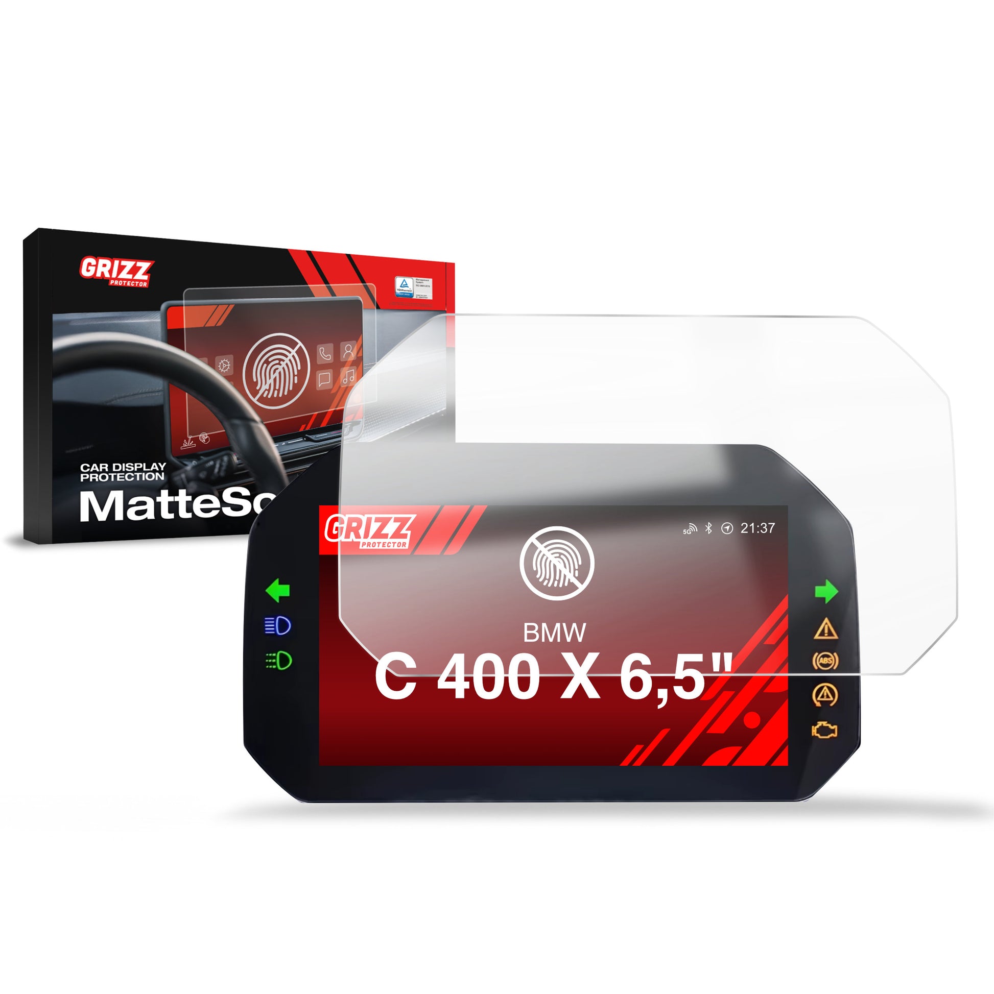 Scratch-resistant film for automotive interior elements