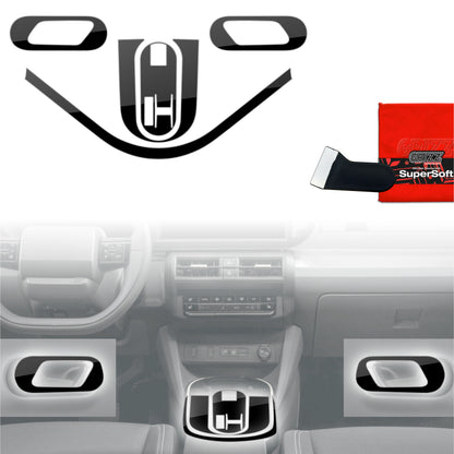 Scratch-resistant film for automotive interior elements