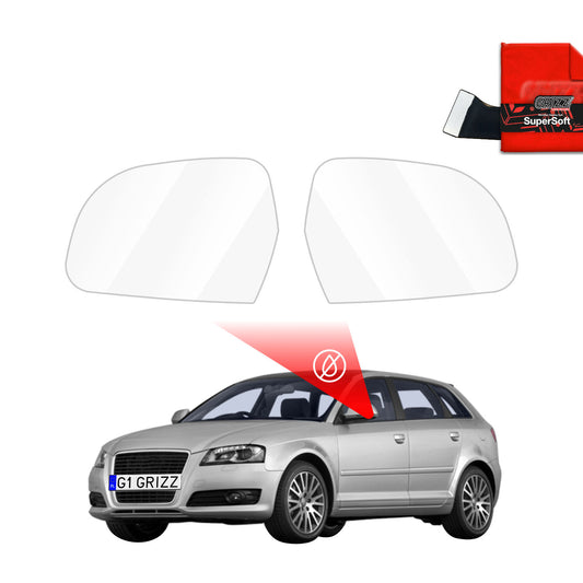 Rain protection film for exterior mirrors