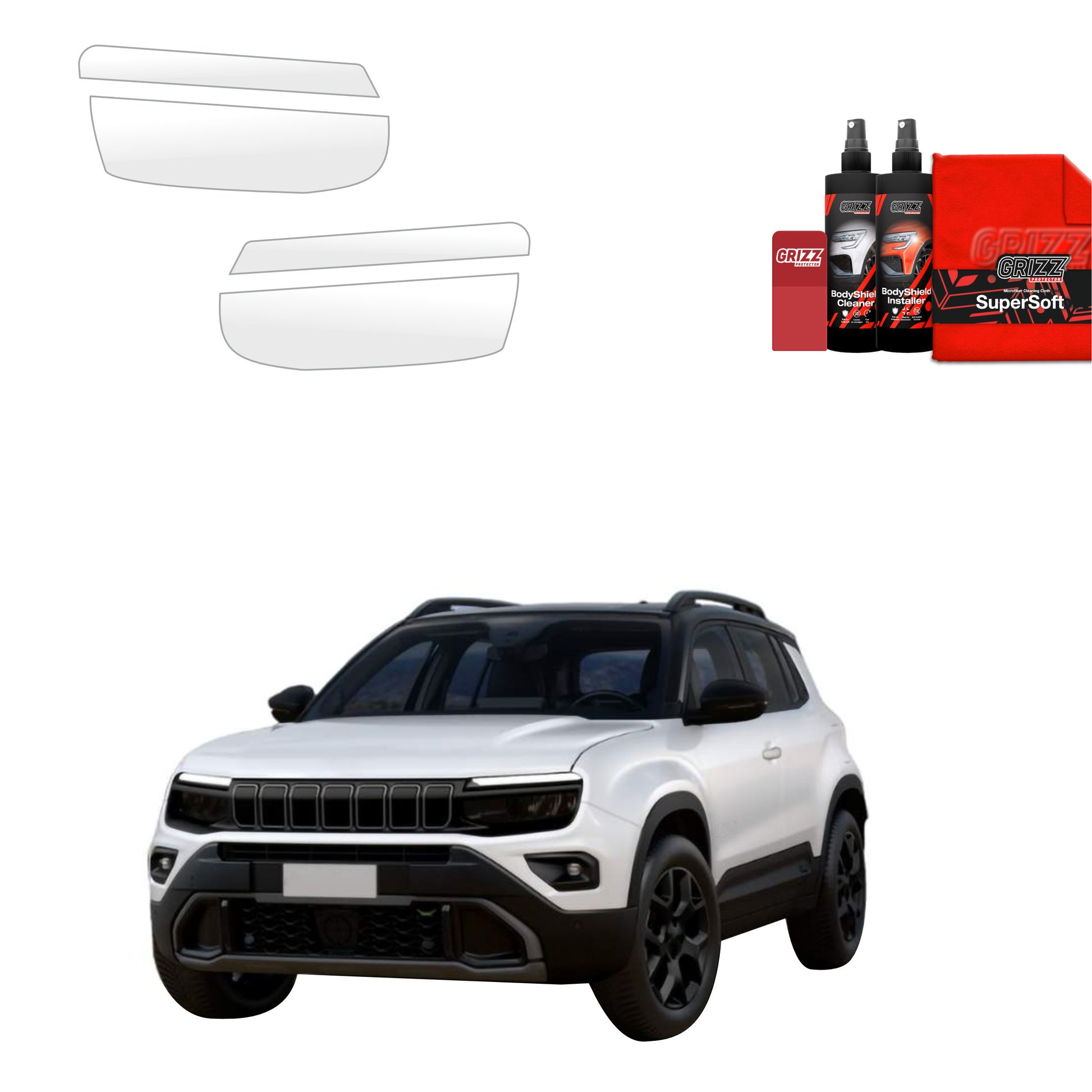 Protective film for exterior car parts – shields against scratches, chips, and scuffs