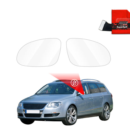 Rain protection film for exterior mirrors