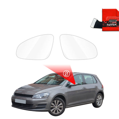 Rain protection film for exterior mirrors
