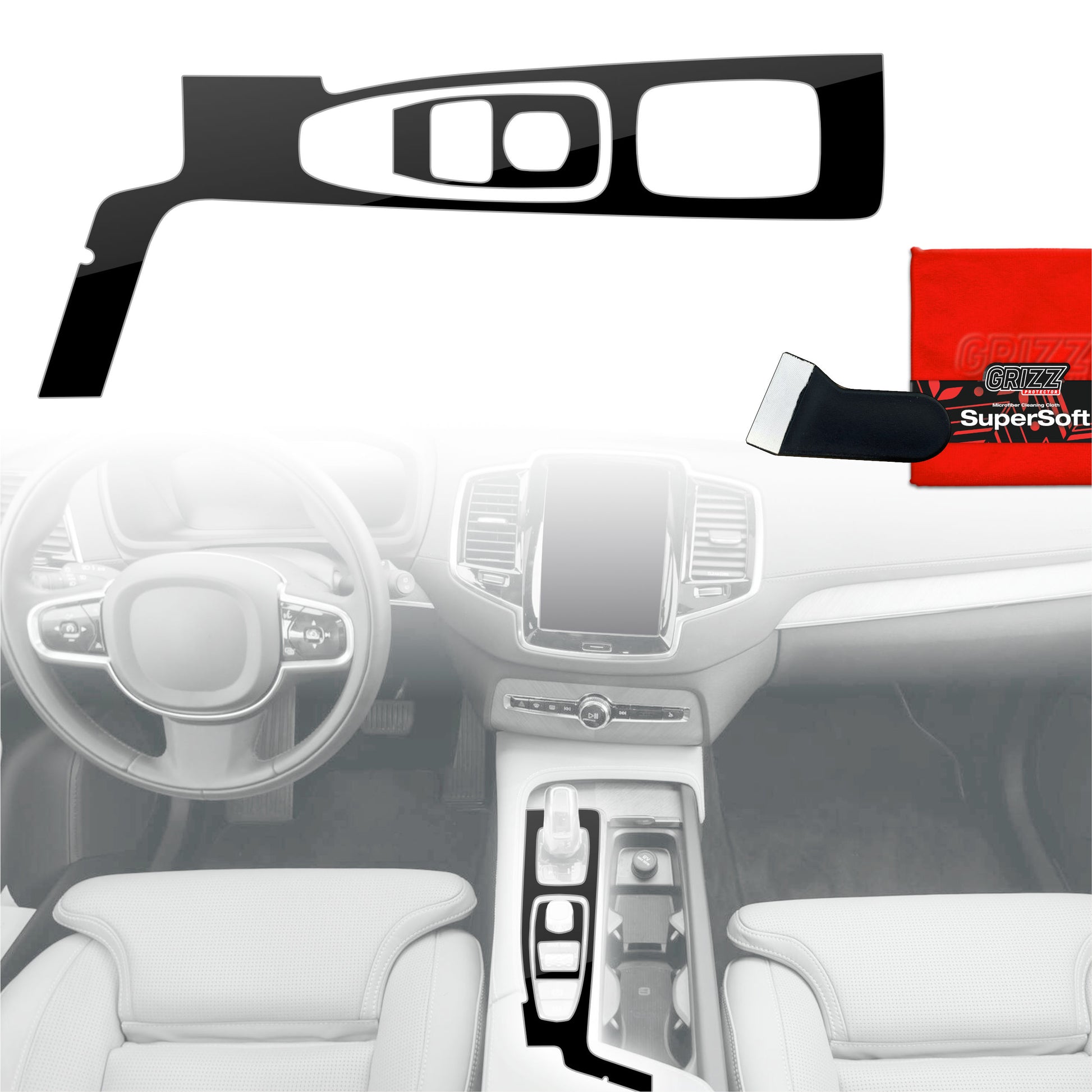 Scratch-resistant film for automotive interior elements