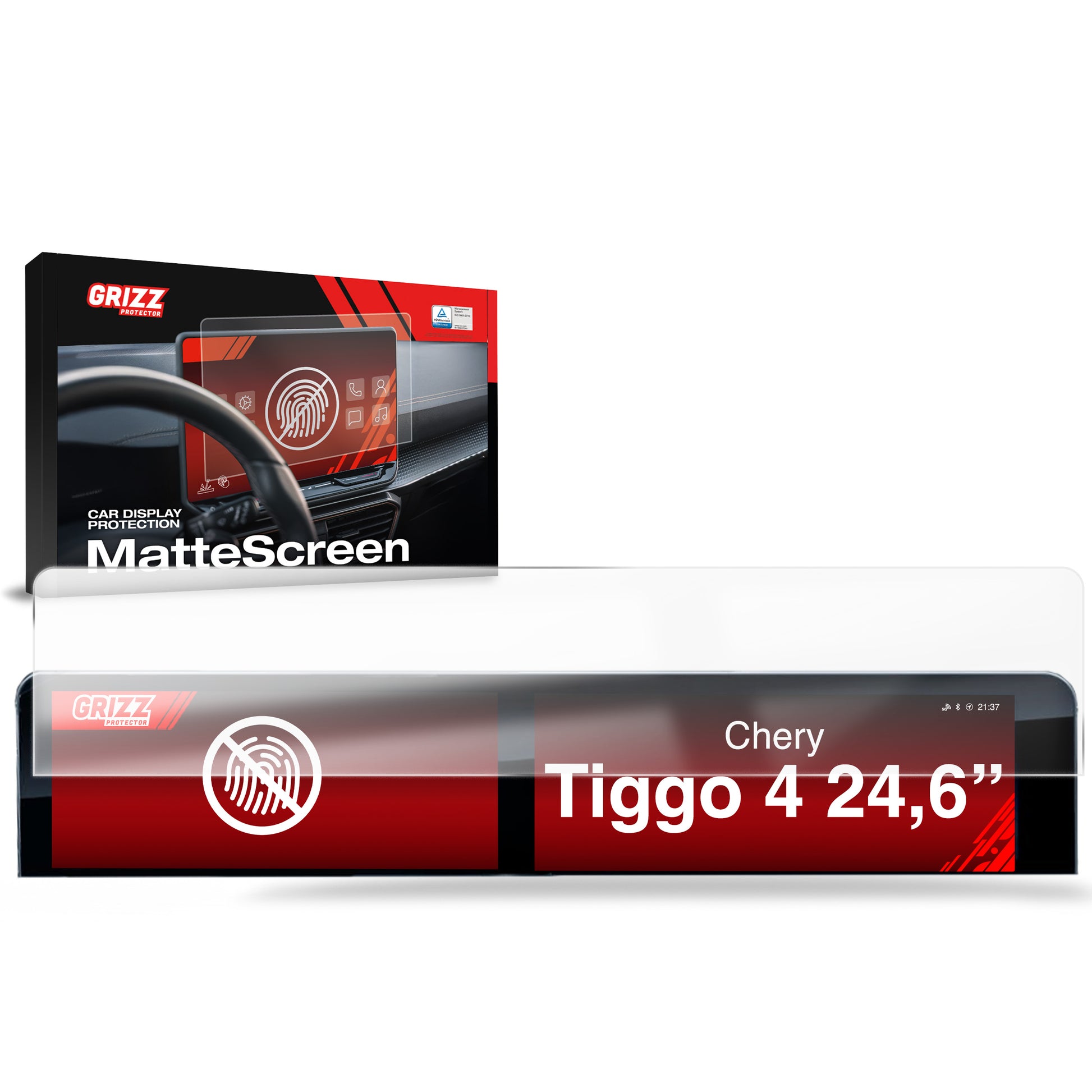 Anti-fingerprint screen protector for car touchscreen