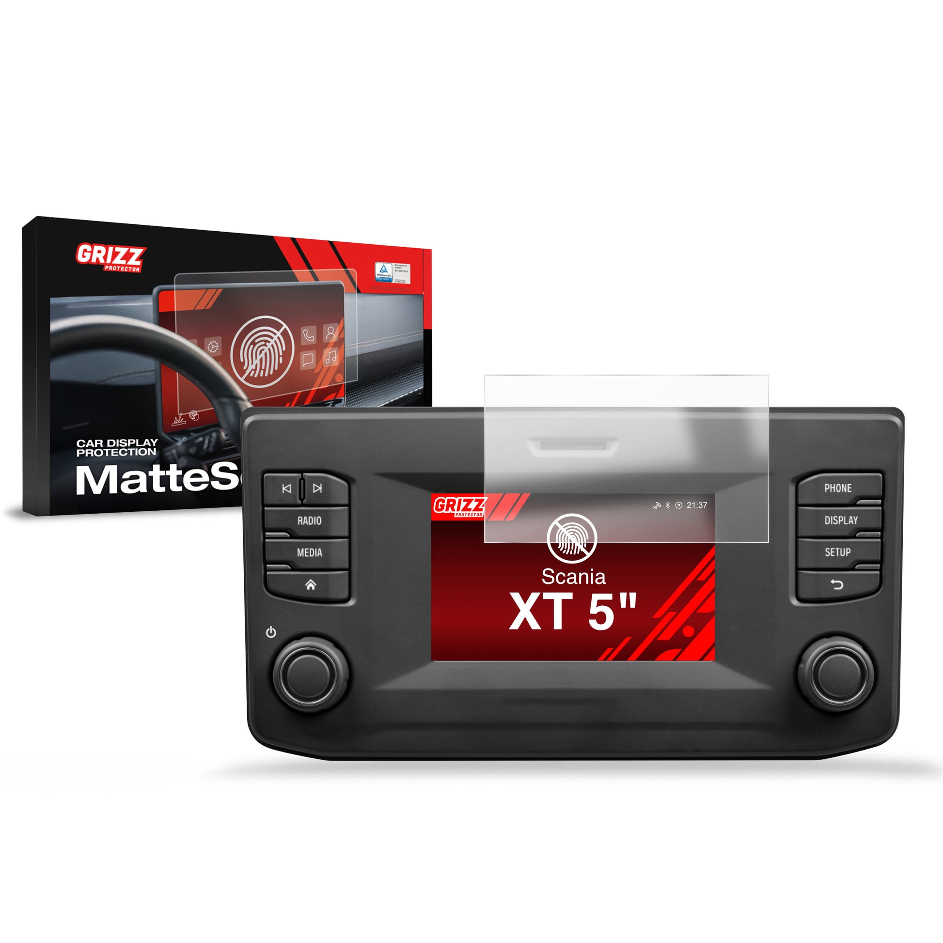Scratch-resistant film for automotive interior elements