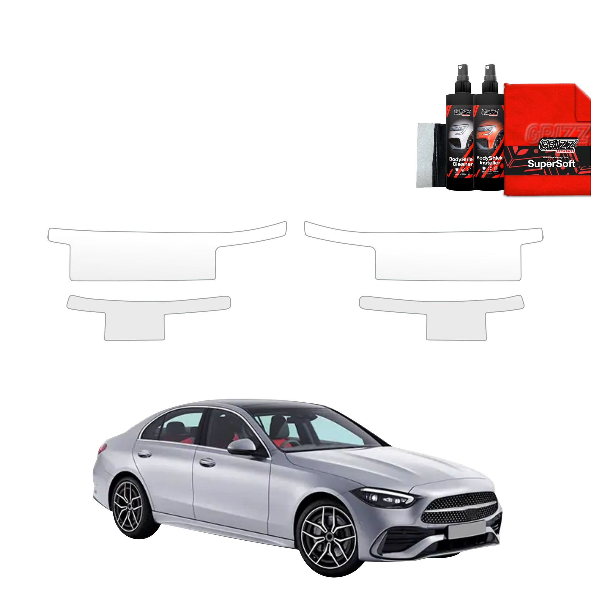 Protective film for exterior car parts – shields against scratches, chips, and scuffs