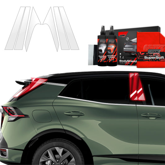 Protective film for exterior car parts – shields against scratches, chips, and scuffs