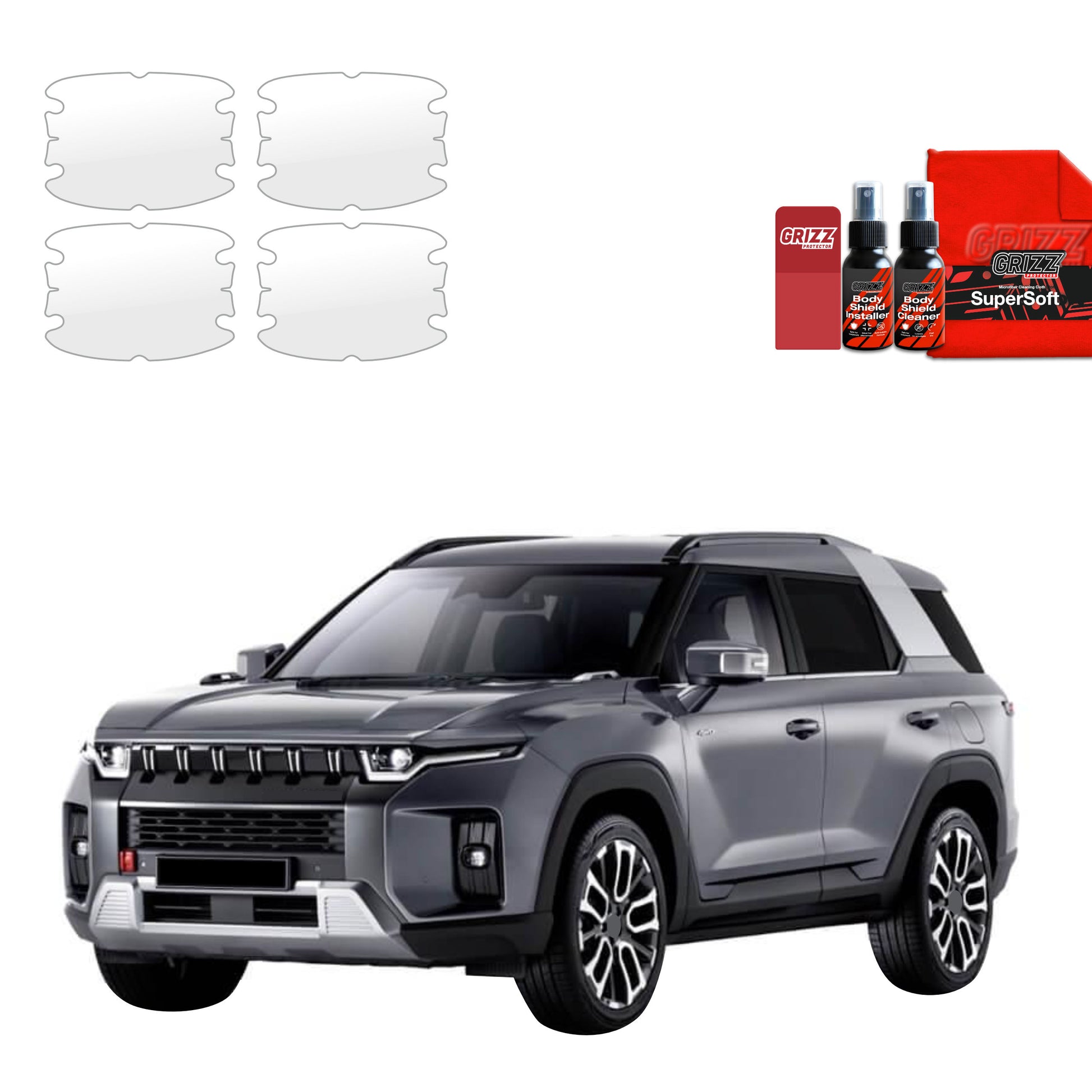Protective film for exterior car parts – shields against scratches, chips, and scuffs