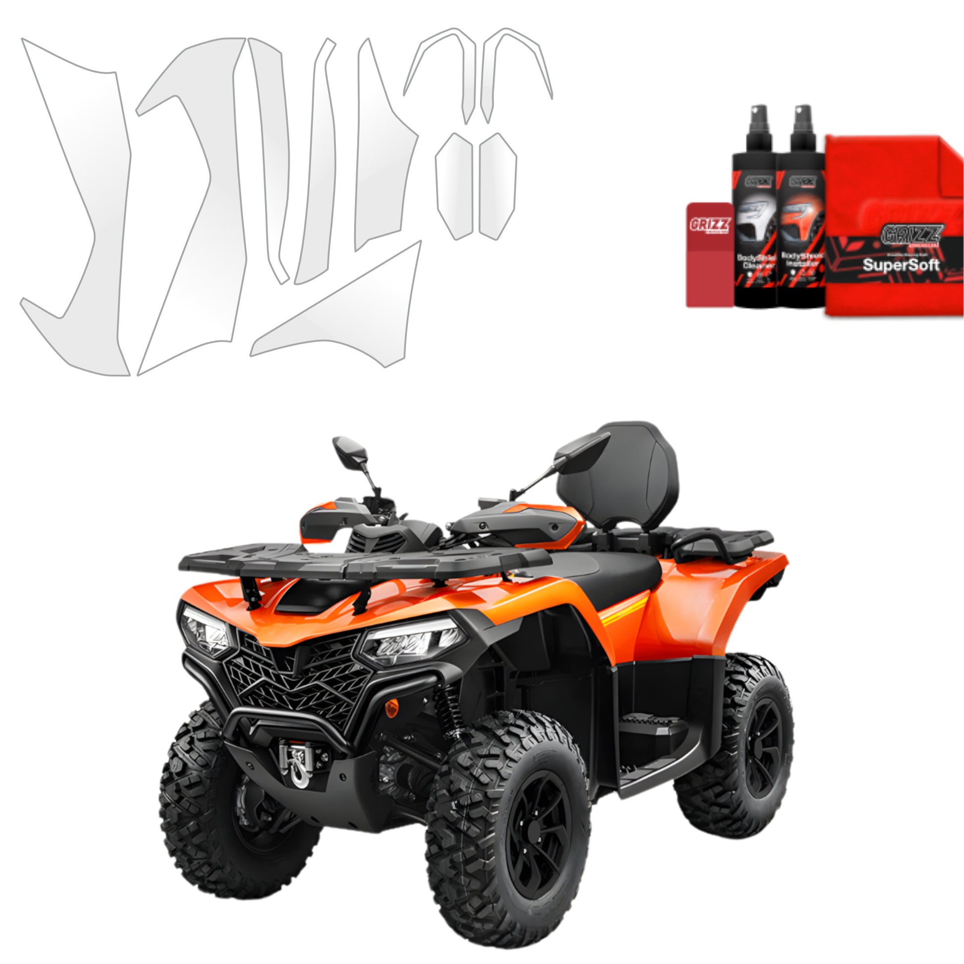 Protective film for exterior car parts – shields against scratches, chips, and scuffs