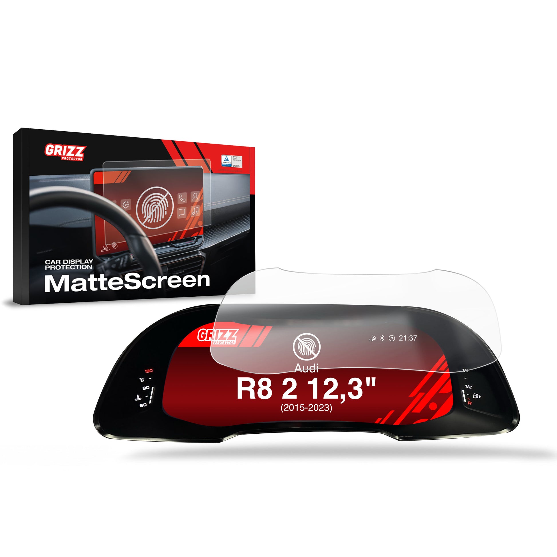 Anti-fingerprint screen protector for car touchscreen