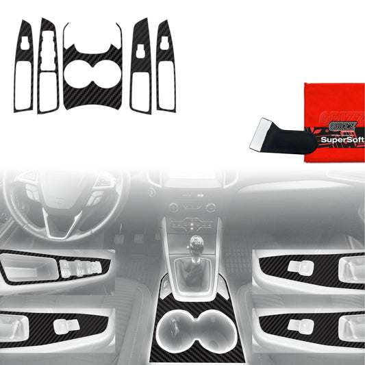 Scratch-resistant film for automotive interior elements