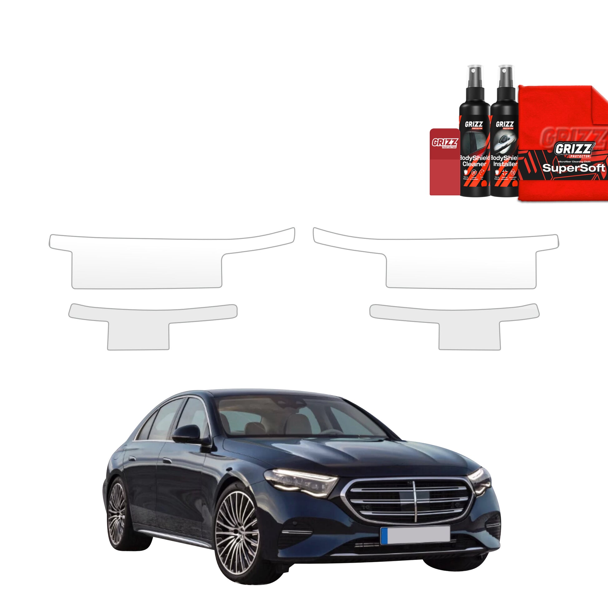 Protective film for exterior car parts – shields against scratches, chips, and scuffs