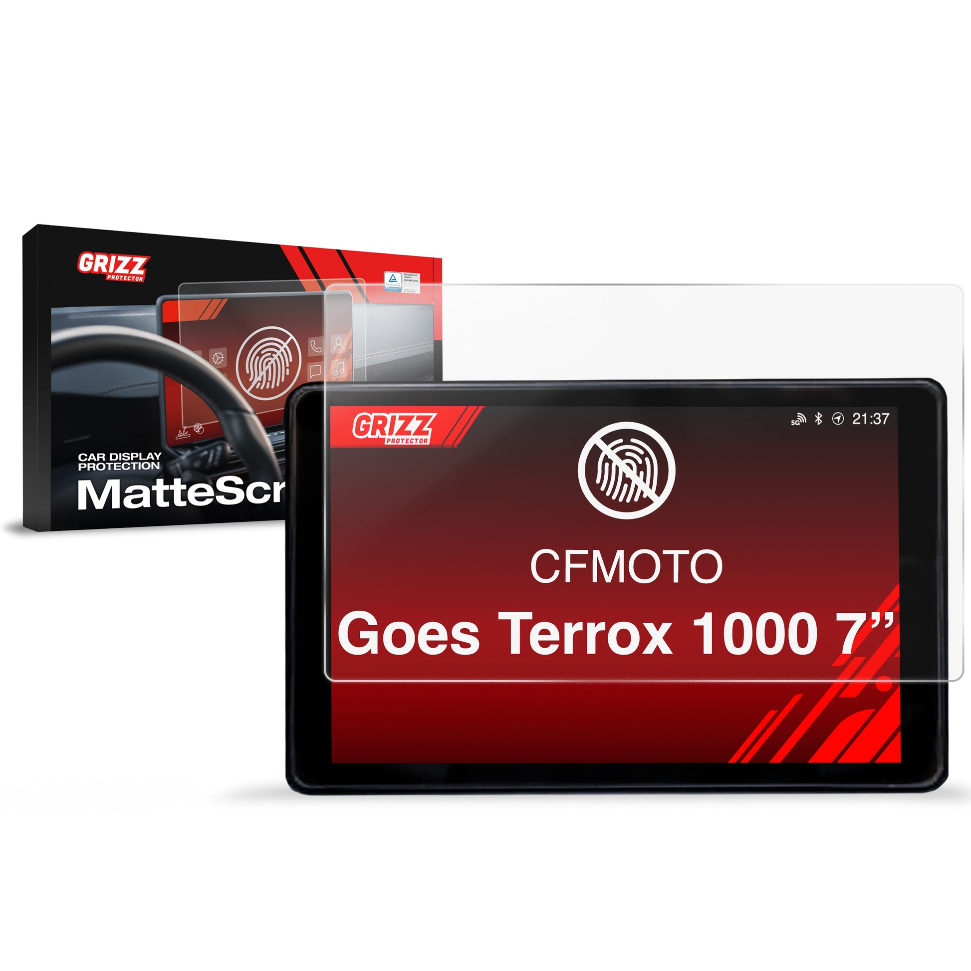 Anti-fingerprint screen protector for car touchscreen