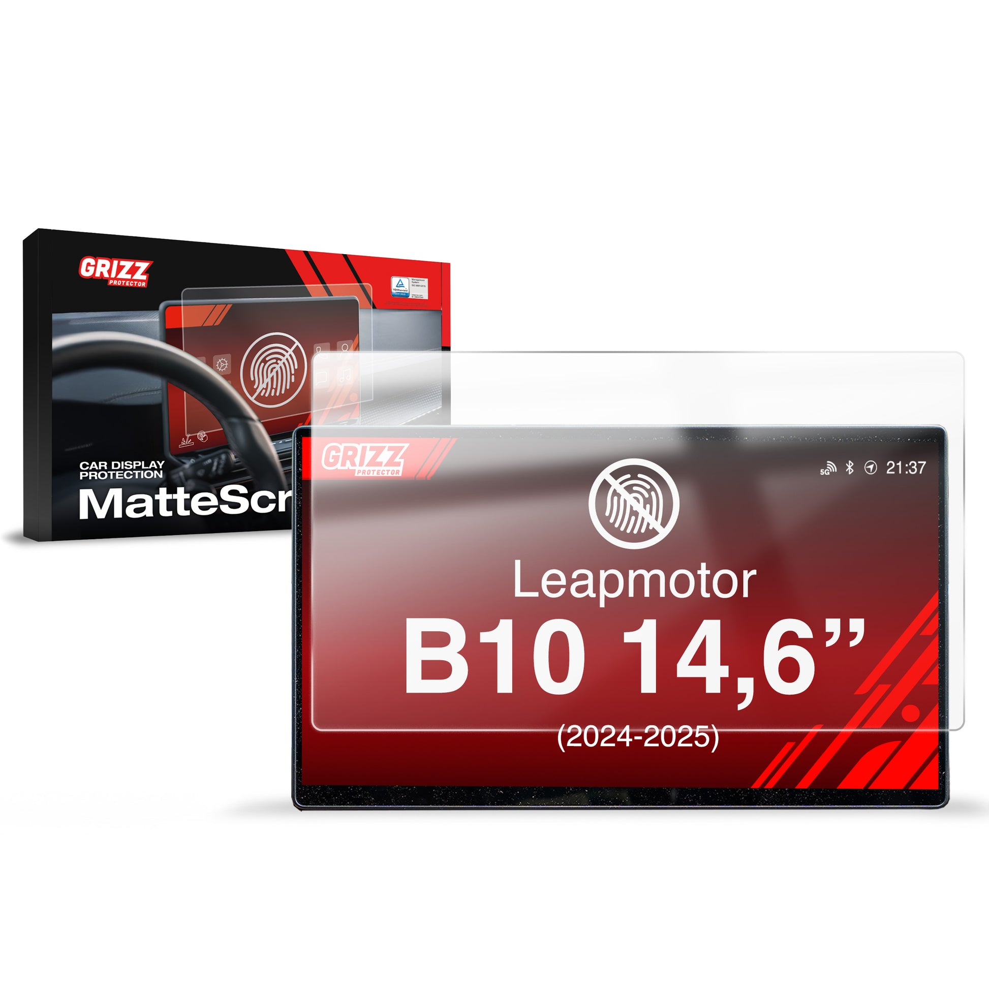 Anti-fingerprint screen protector for car touchscreen