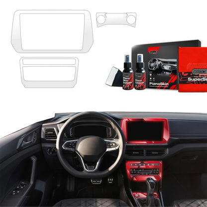 Scratch-resistant film for automotive interior elements