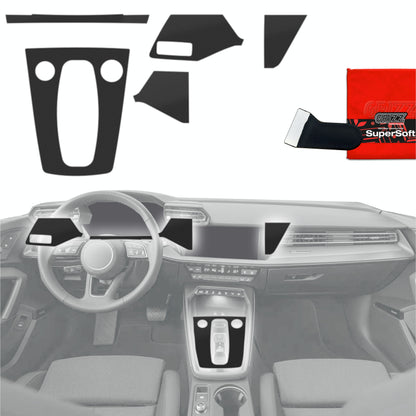 Scratch-resistant film for automotive interior elements