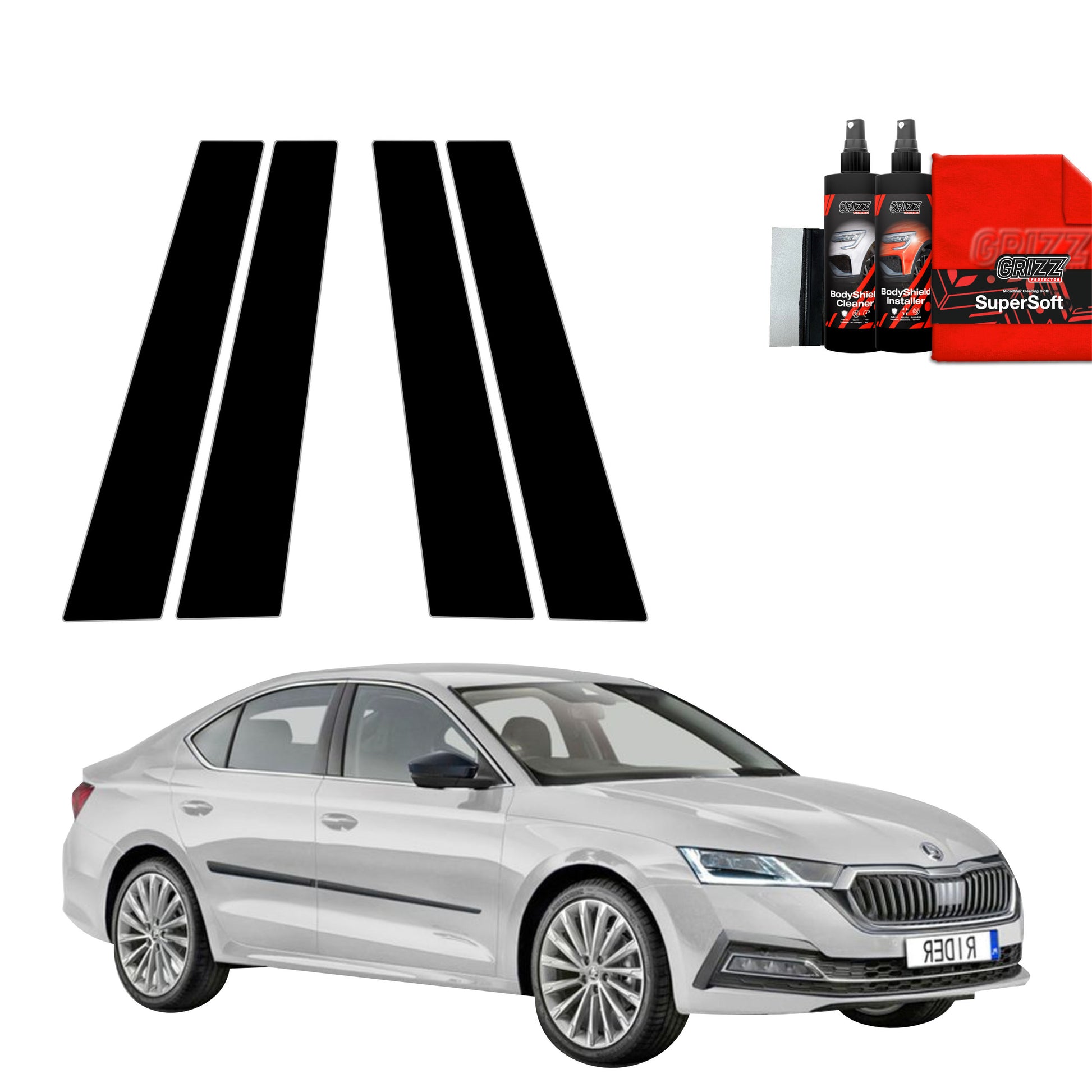 Protective film for exterior car parts – shields against scratches, chips, and scuffs