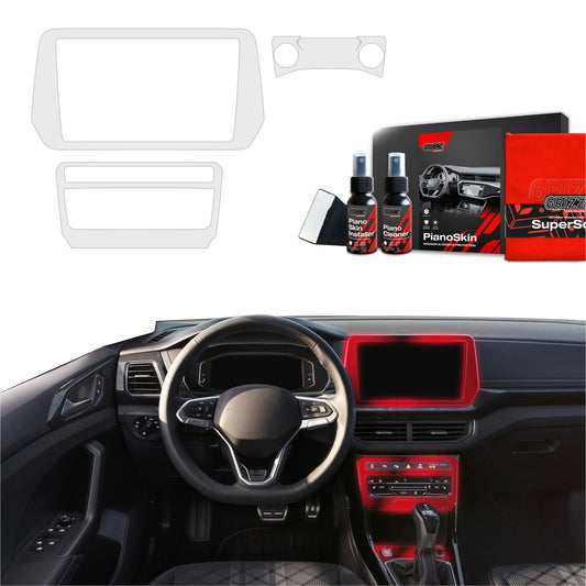 Scratch-resistant film for automotive interior elements