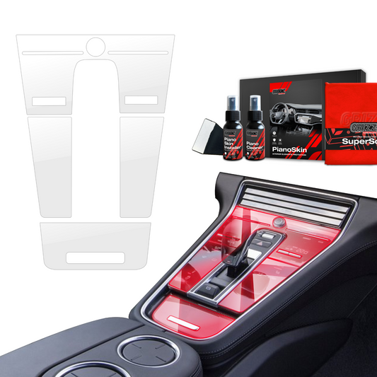 Scratch-resistant film for automotive interior elements