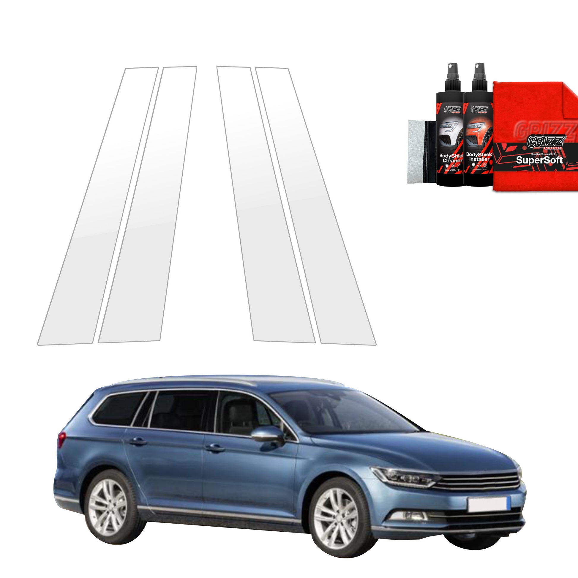 Protective film for exterior car parts – shields against scratches, chips, and scuffs