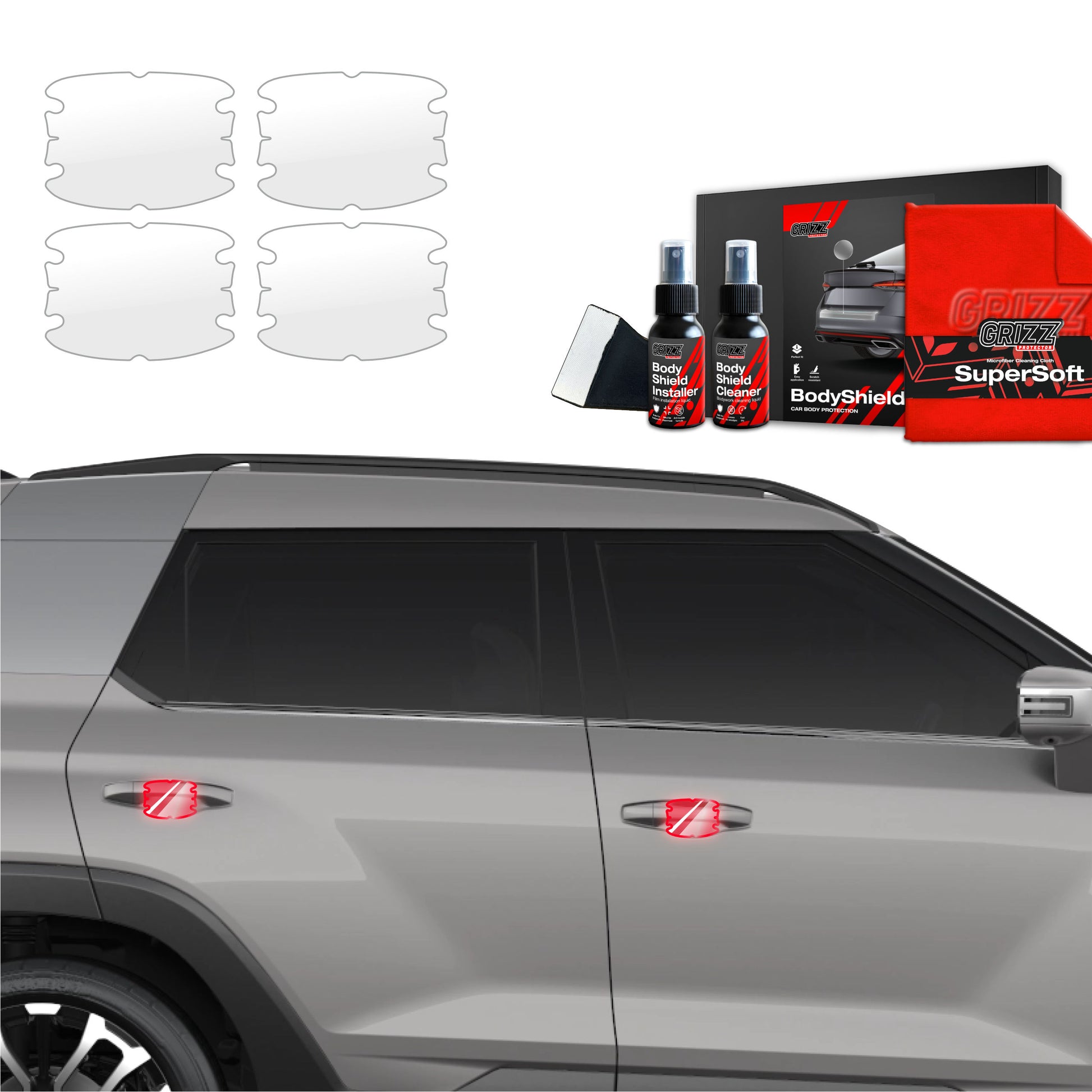 Protective film for exterior car parts – shields against scratches, chips, and scuffs