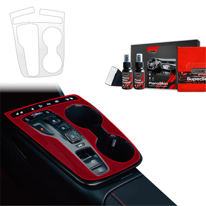 Scratch-resistant film for automotive interior elements