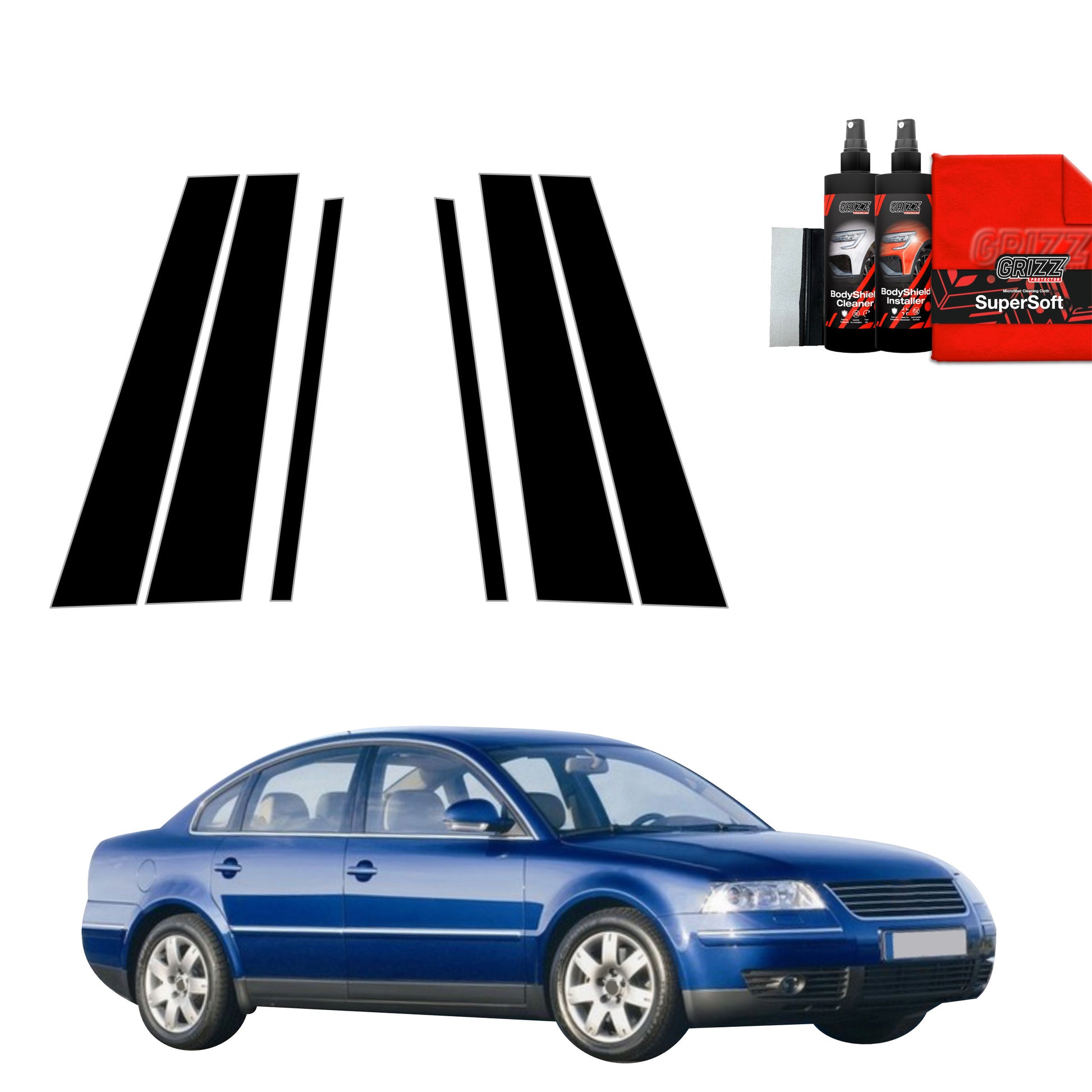 Protective film for exterior car parts – shields against scratches, chips, and scuffs