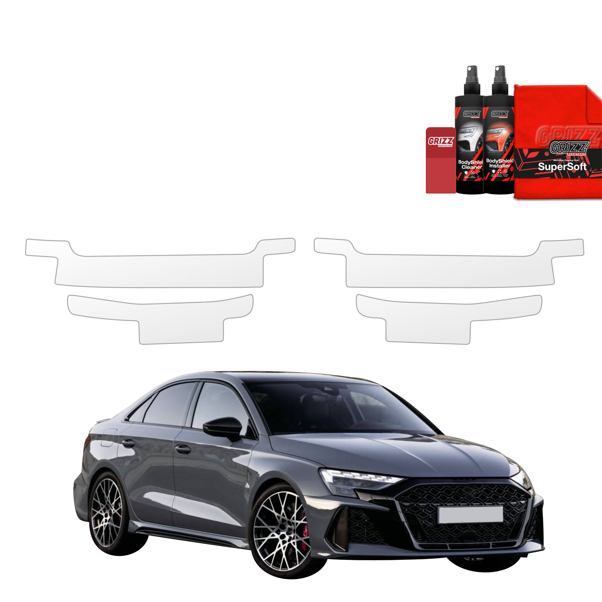 Protective film for exterior car parts – shields against scratches, chips, and scuffs