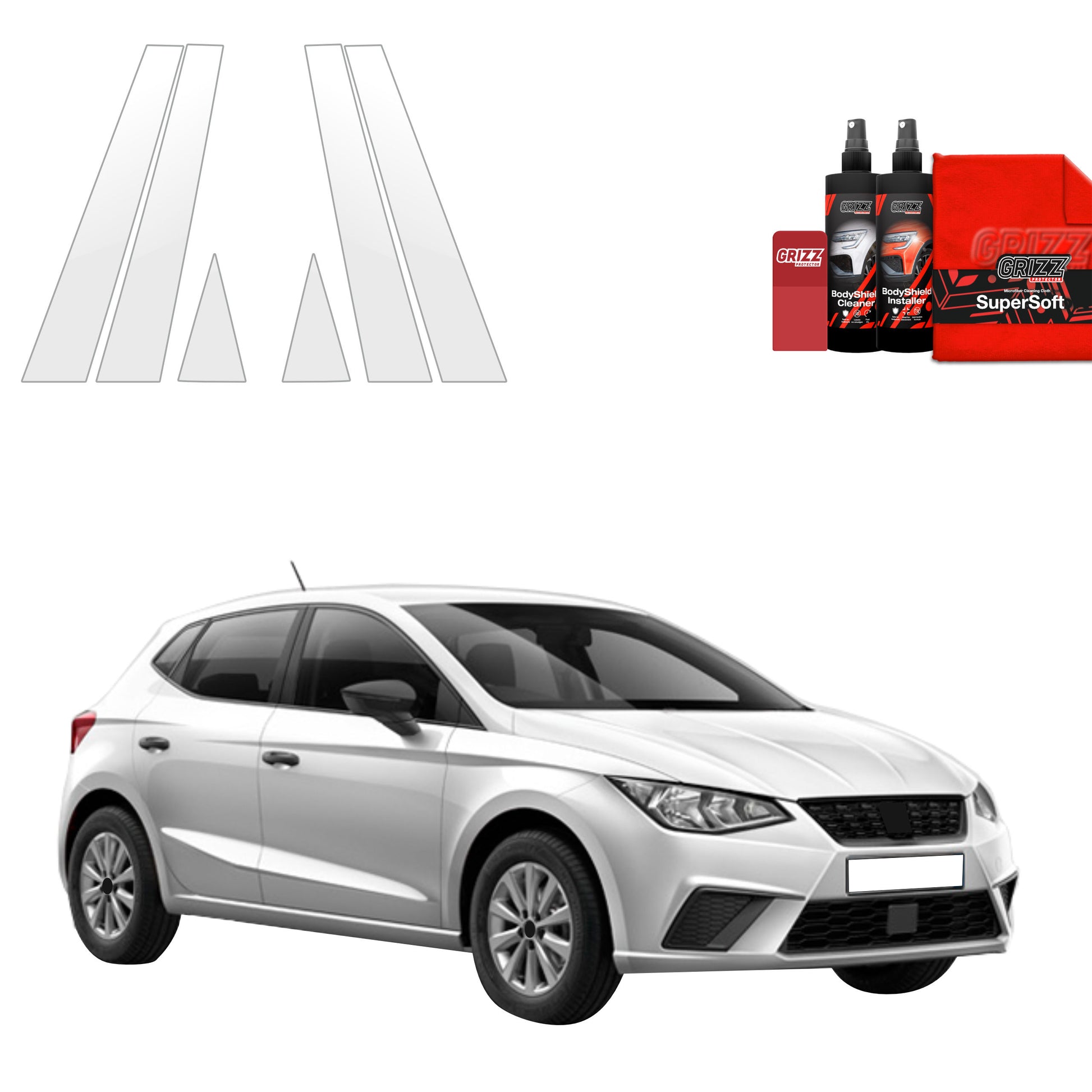Protective film for exterior car parts – shields against scratches, chips, and scuffs