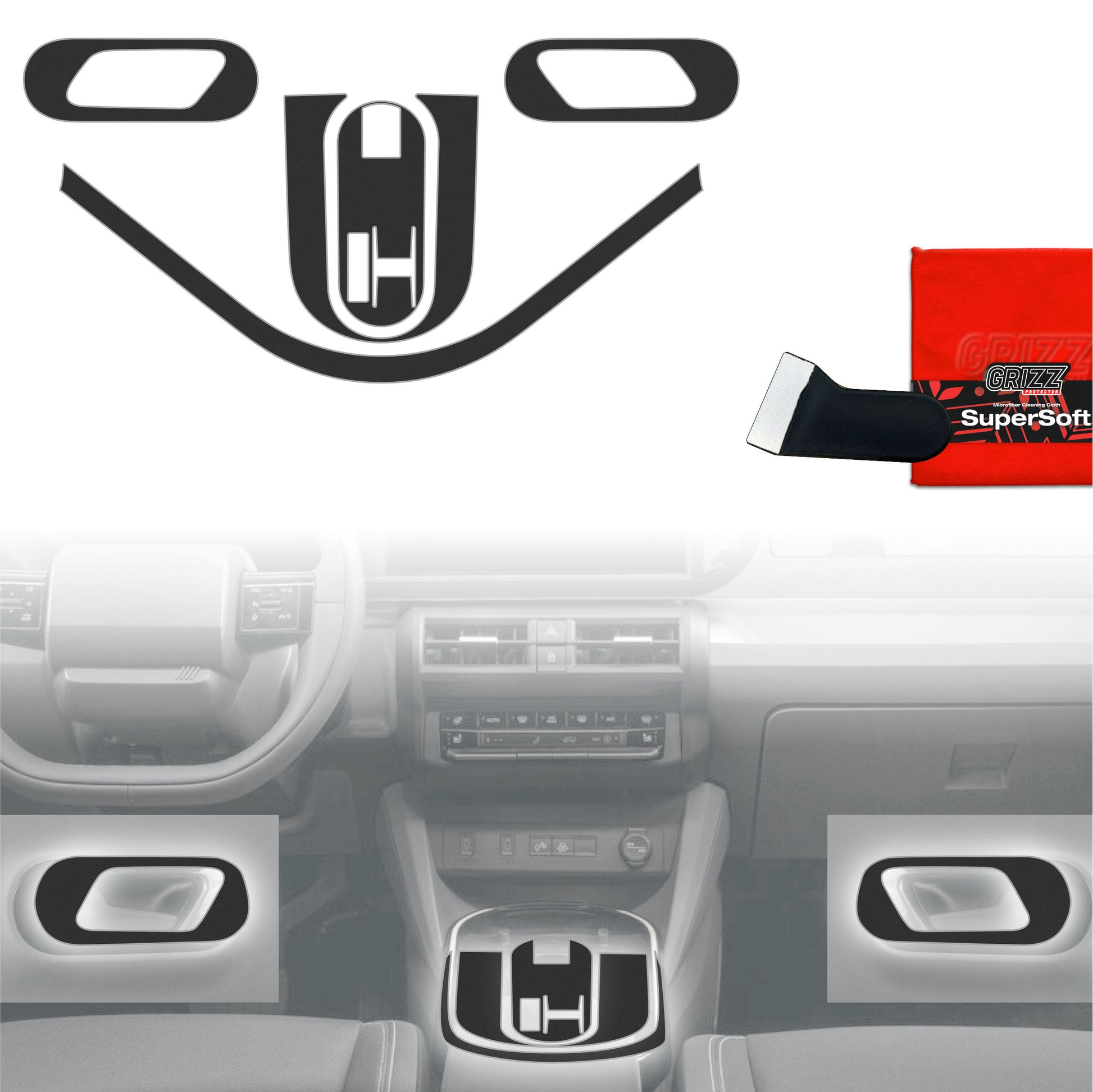 Scratch-resistant film for automotive interior elements