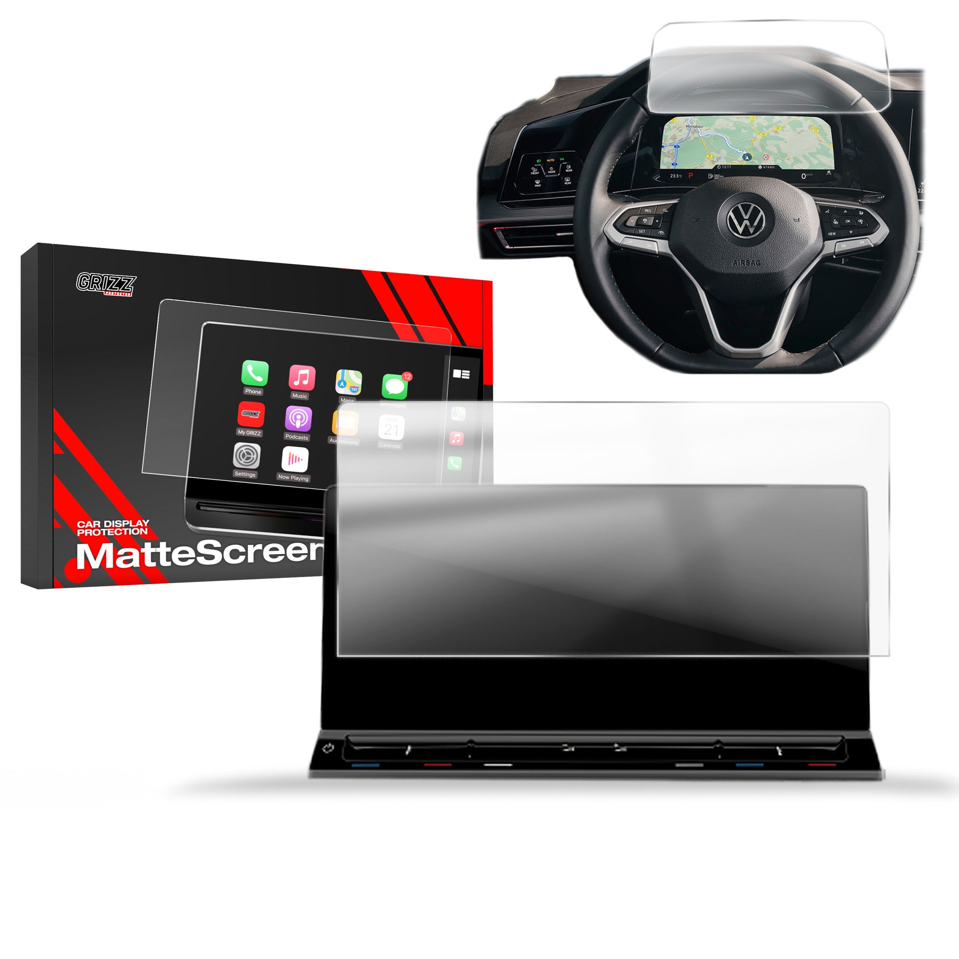Anti-fingerprint screen protector for car touchscreen