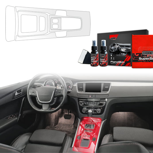 Scratch-resistant film for automotive interior elements
