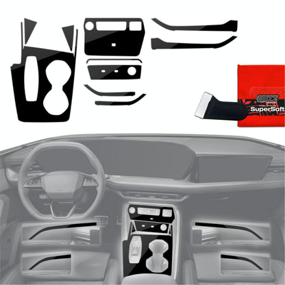 Scratch-resistant film for automotive interior elements