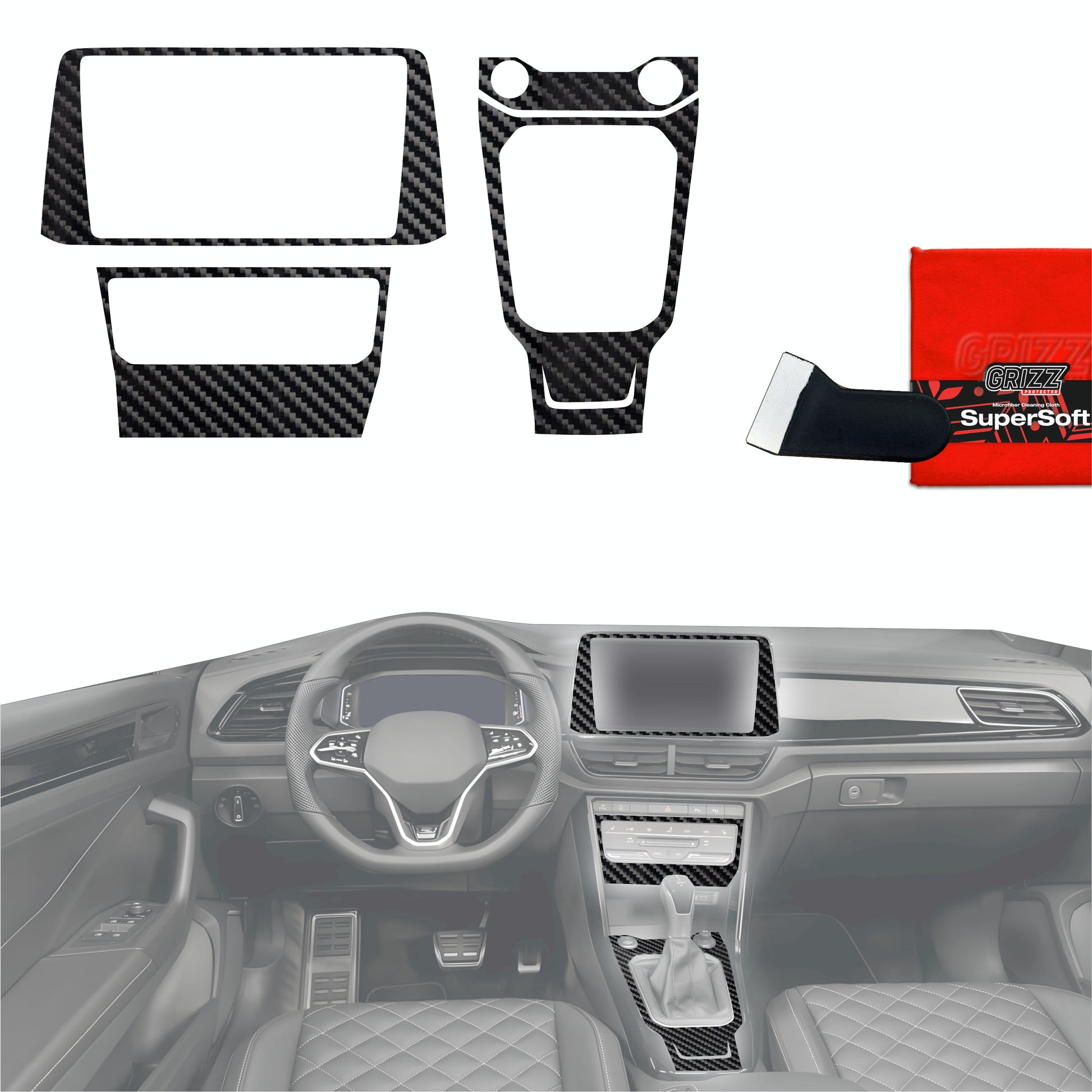 Scratch-resistant film for automotive interior elements