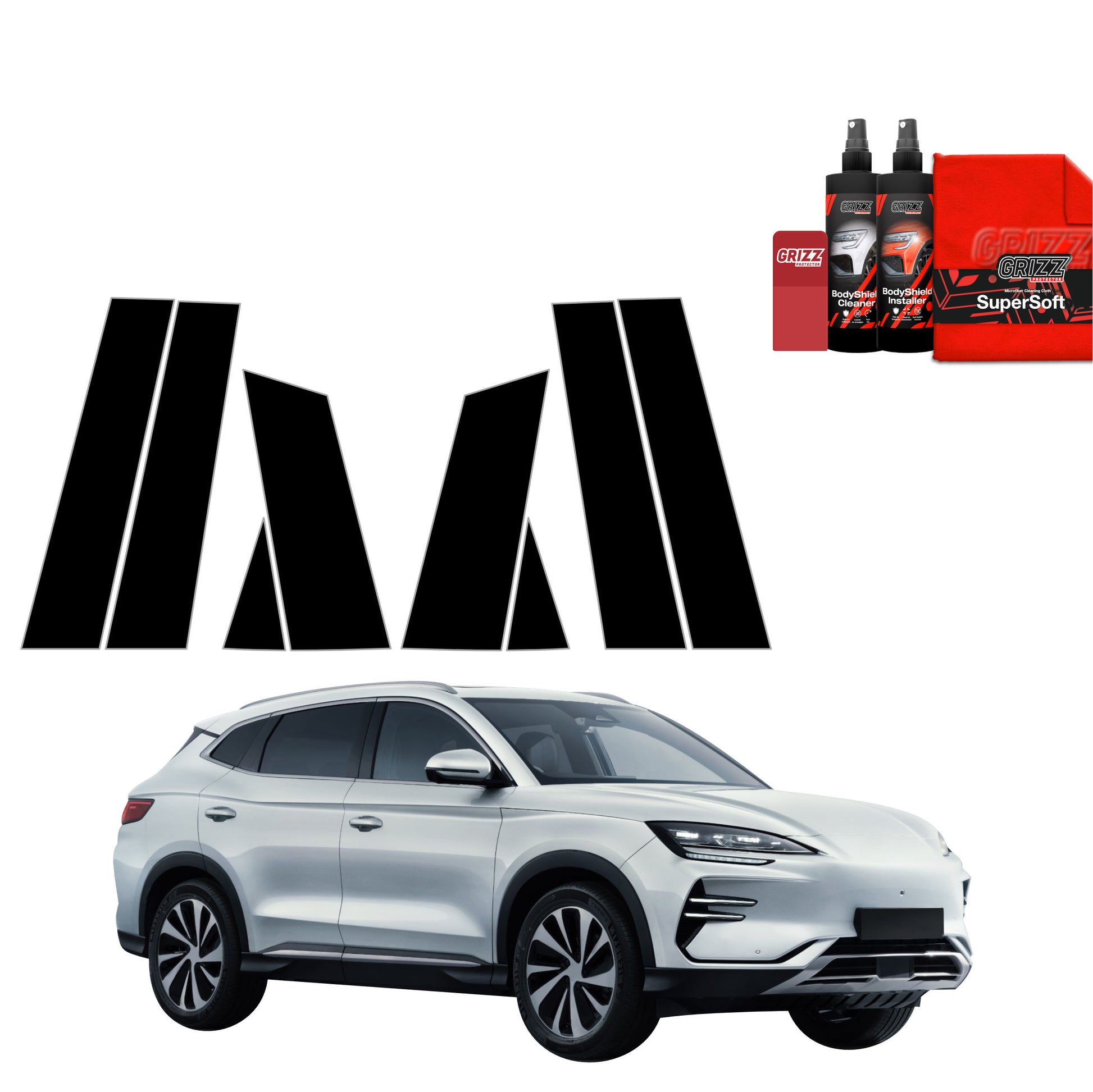 Protective film for exterior car parts – shields against scratches, chips, and scuffs