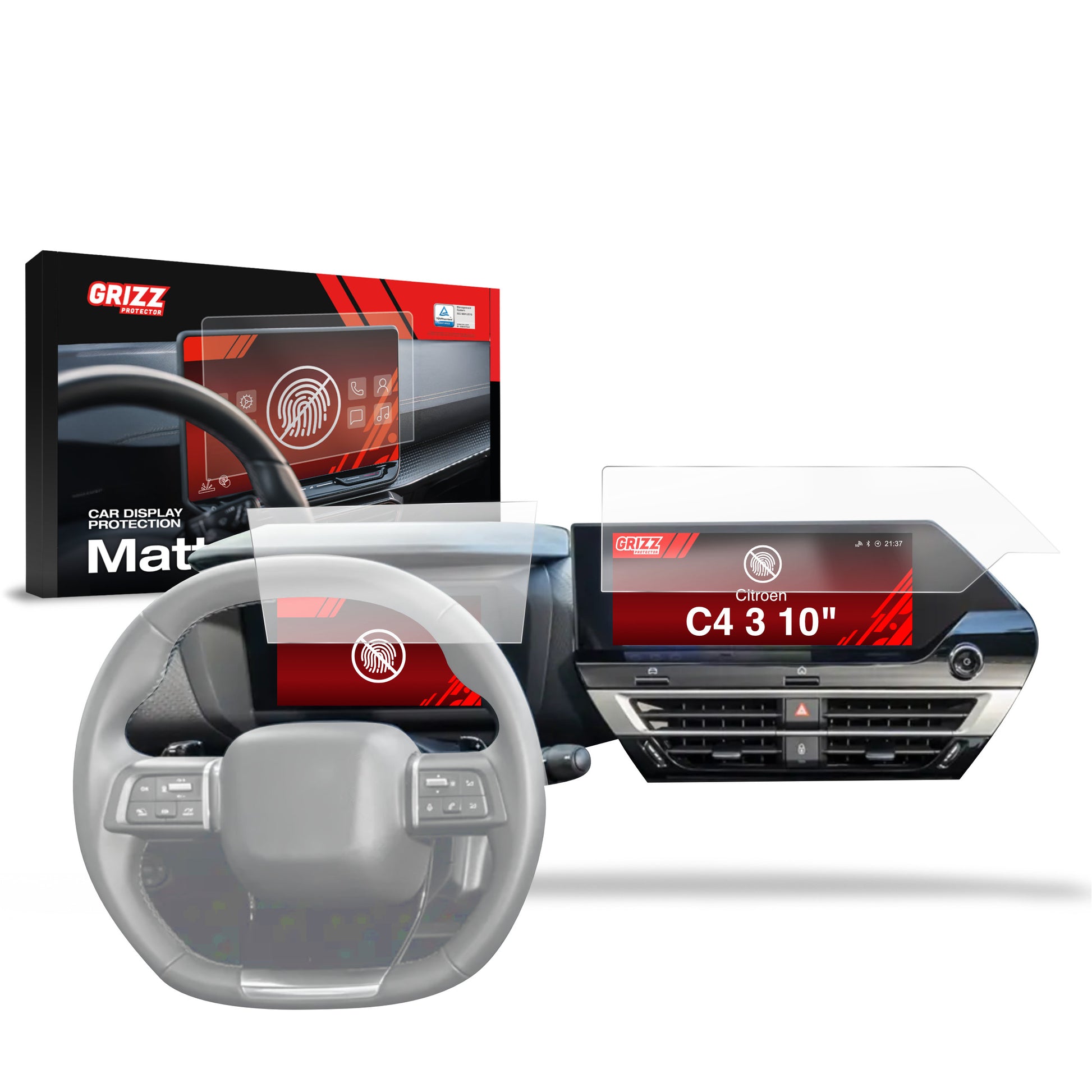Scratch-resistant film for automotive interior elements