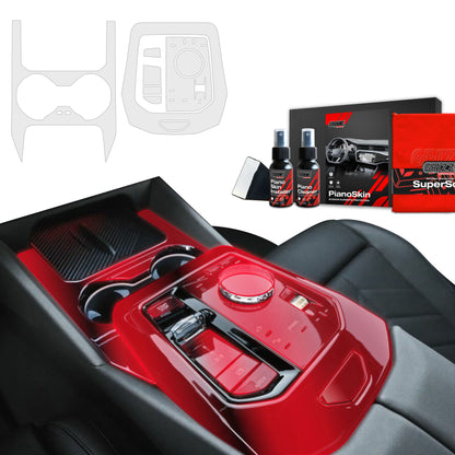 Scratch-resistant film for automotive interior elements