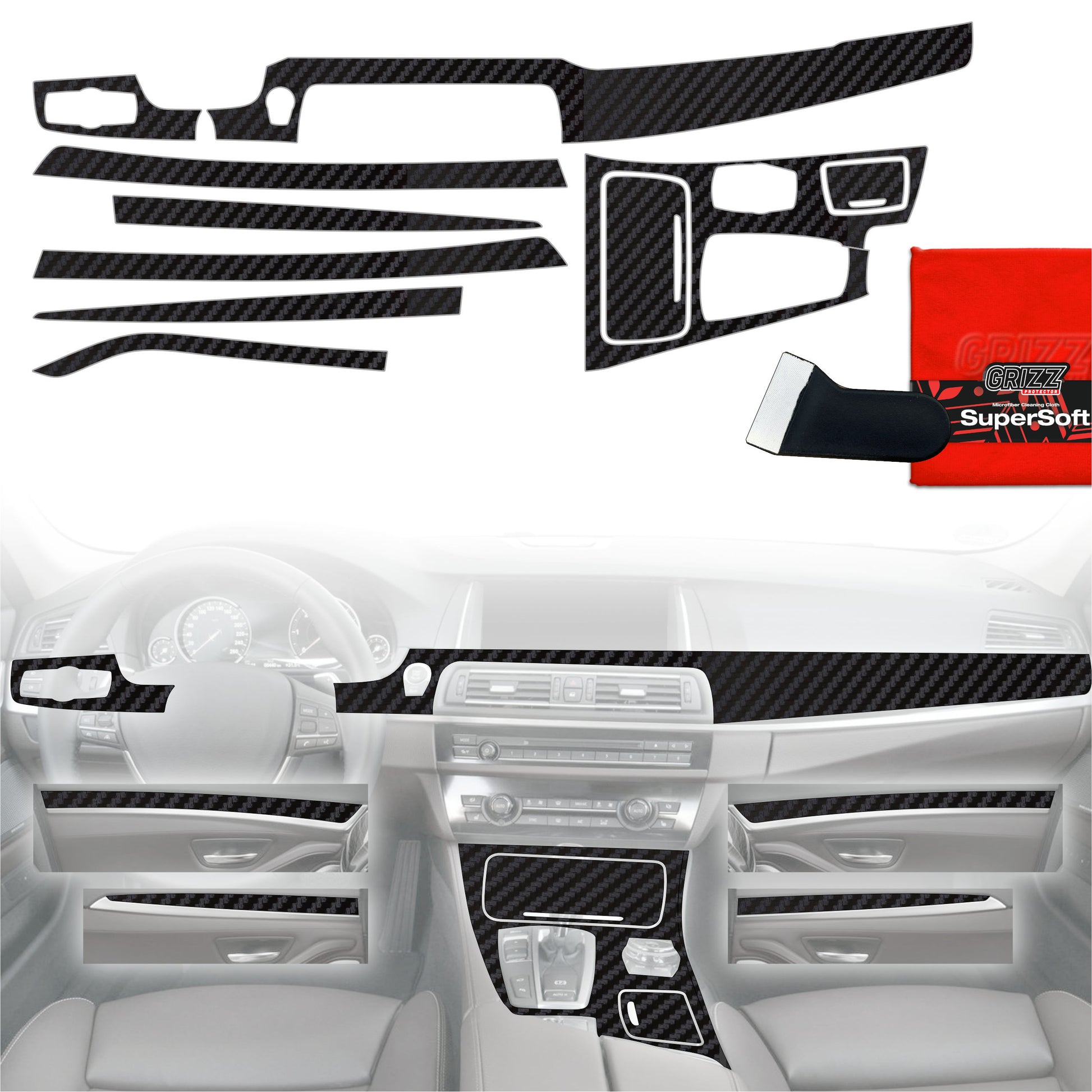 Scratch-resistant film for automotive interior elements
