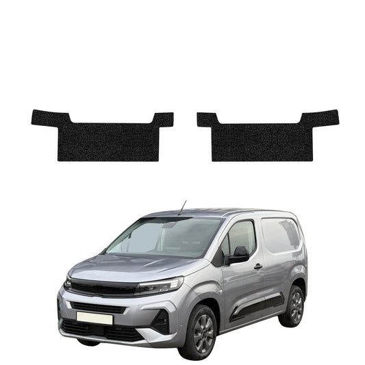 2in1 Schwarze technische Beschichtung für vordere Schweller - Opel Combo Cargo (2018-2026)