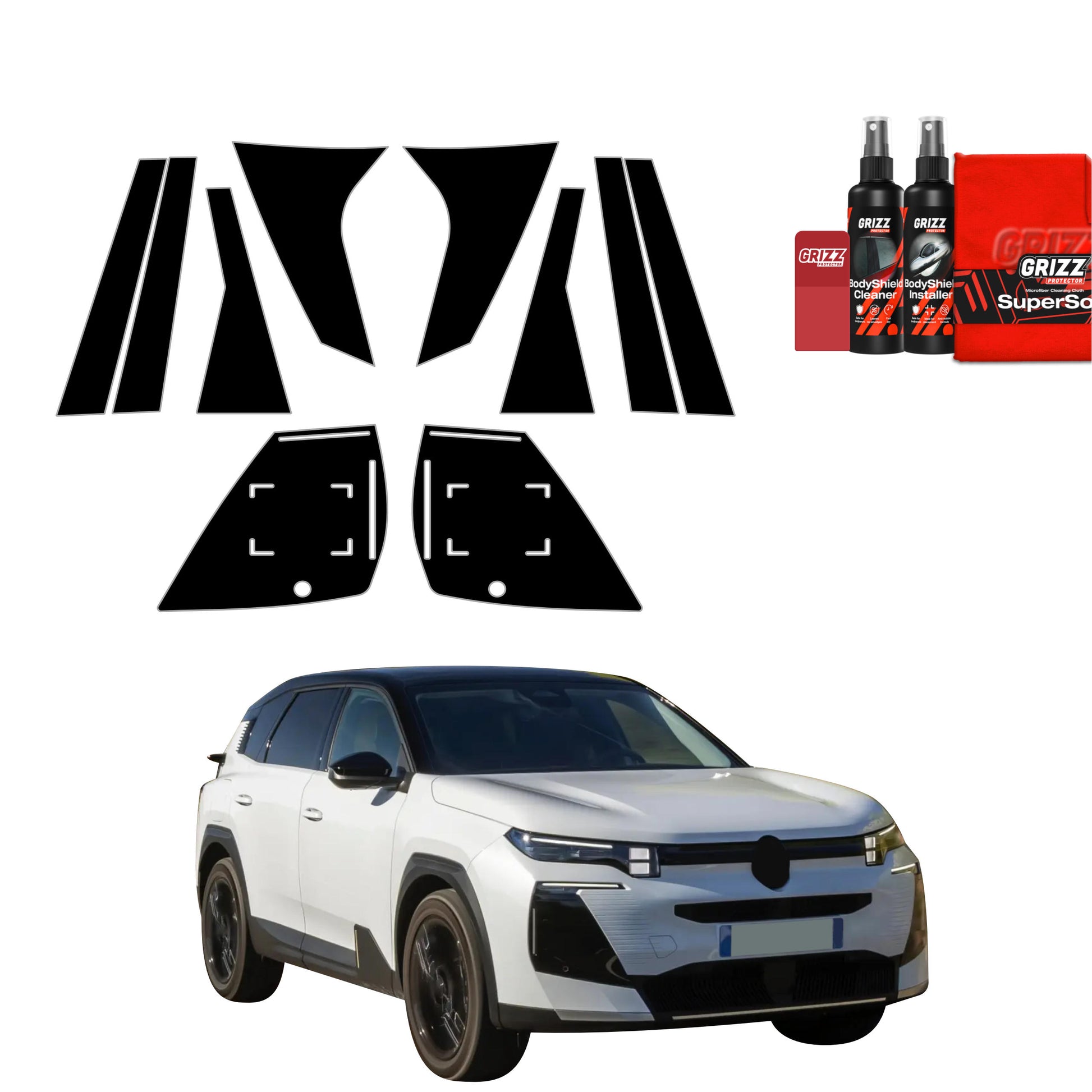 Protective film for exterior car parts – shields against scratches, chips, and scuffs