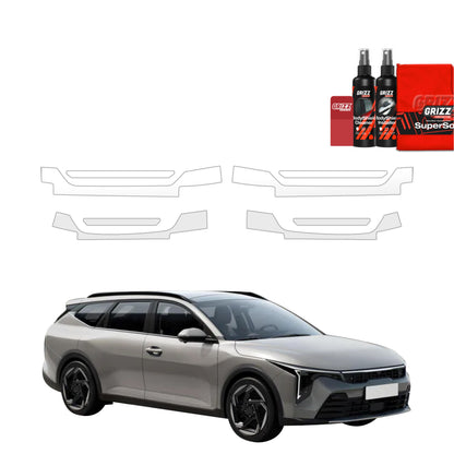 Protective film for exterior car parts – shields against scratches, chips, and scuffs